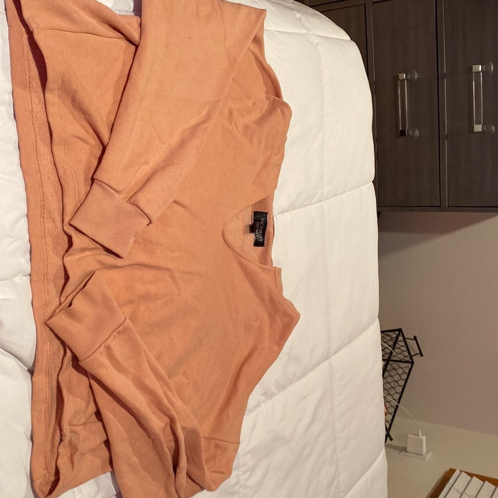 Victoria secret salmon color hoodie